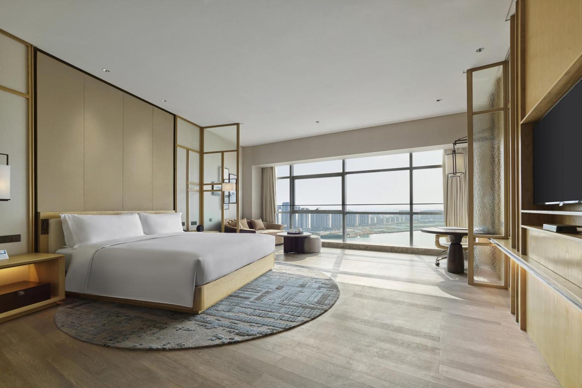 Hilton Suzhou Yinshan Lake Hotell Exteriör bild