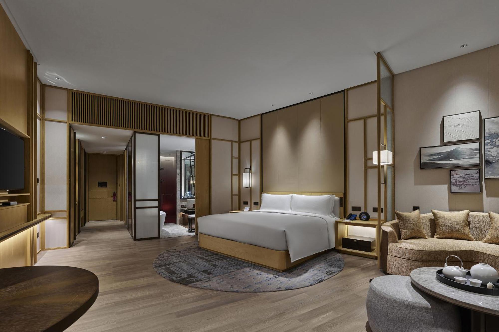 Hilton Suzhou Yinshan Lake Hotell Exteriör bild