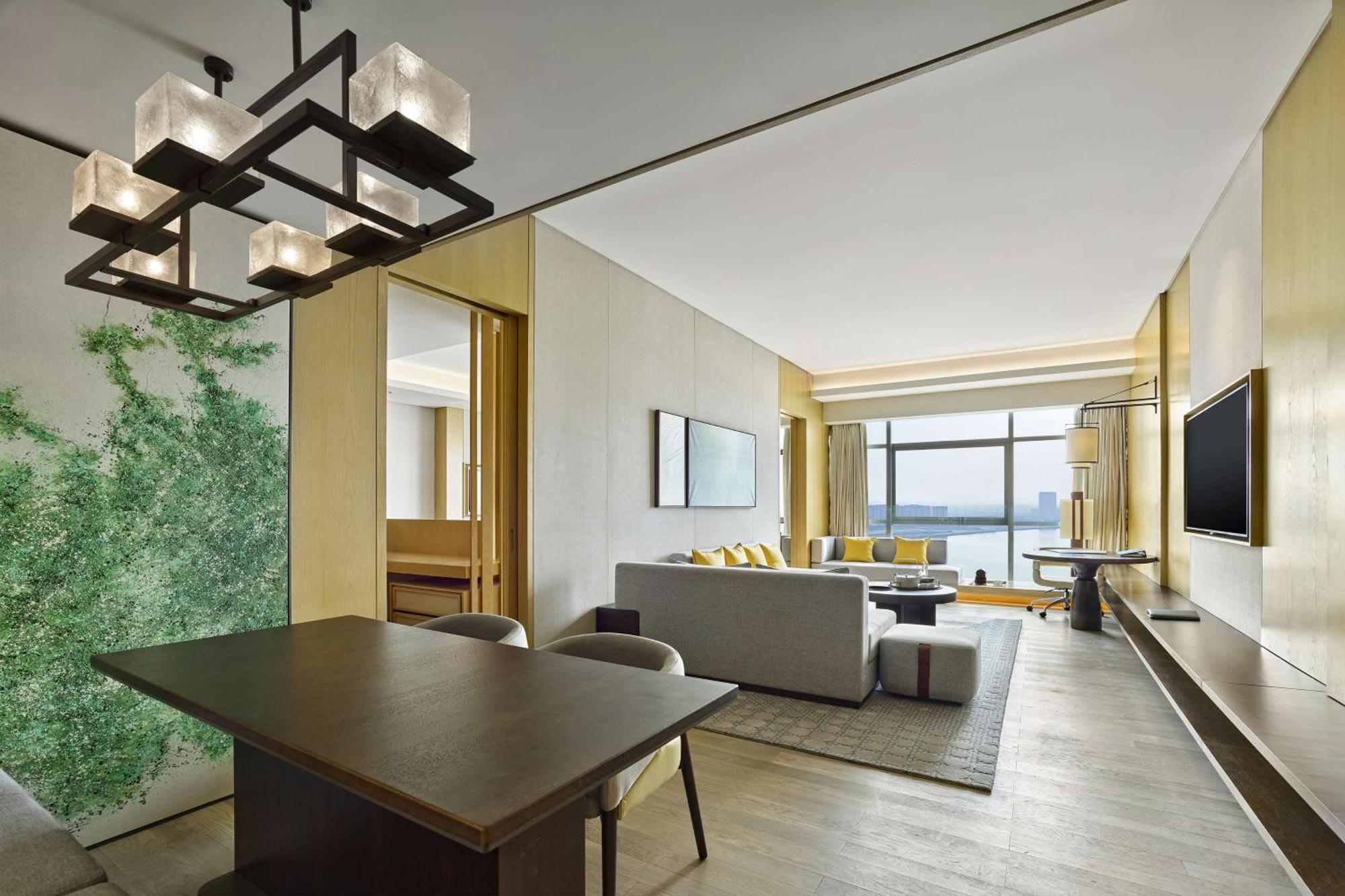 Hilton Suzhou Yinshan Lake Hotell Exteriör bild