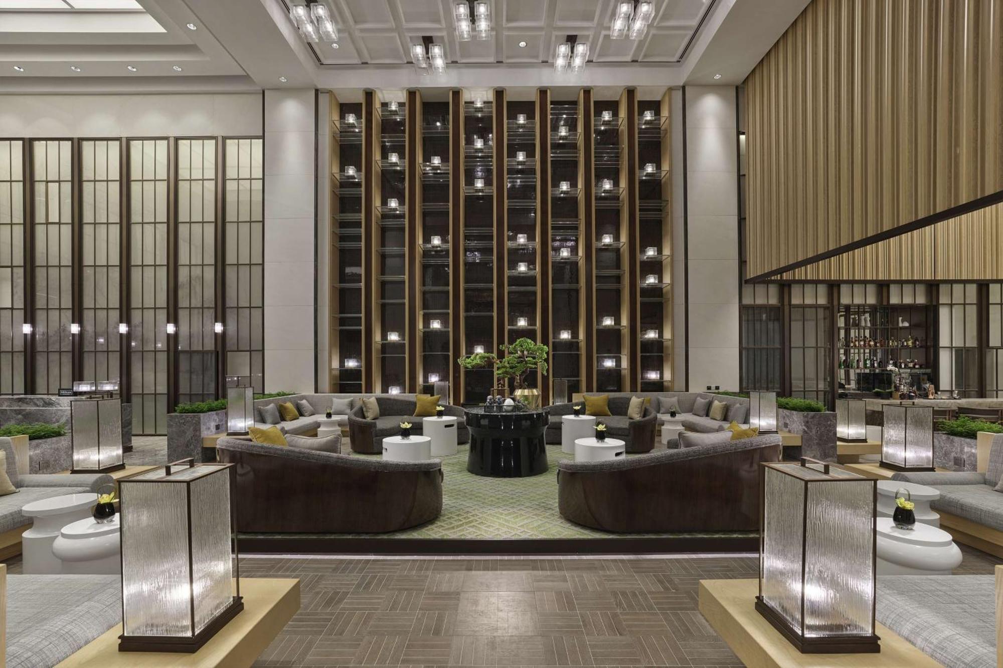 Hilton Suzhou Yinshan Lake Hotell Exteriör bild